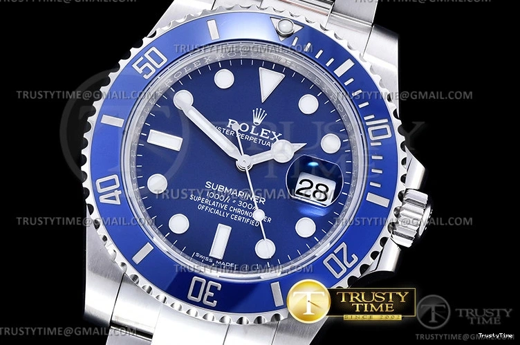 1217 Sporty ROLSUB0338 – Submariner 116619LB 904L SS SS Blue VSF VS 1042